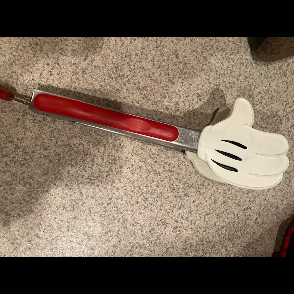 Mickey tongs.
